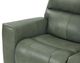 Leather Italia™ Cambria Laredo Sage Moss Power Reclining Loveseat with Console-3