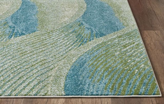 KAS Rugs Illusions Ocean Breeze 5'x8' Area Rug-1