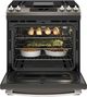 GE® 30" Slide In Convection Gas Range-Slate-3