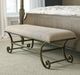 American Drew® Savona Beige/Vintage Gold Bed Bench-1