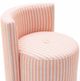 TOV Furniture Alyssa Beige/Pink Rolling Desk Chair-5
