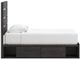 Signature Design by Ashley® Hollivern Dark Gray Twin Panel Storage Bed-4