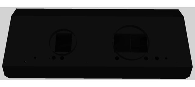 Vent-A-Hood® 48" Black Wall Mounted Liner Insert-1