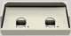 Vent-A-Hood® Designer Series 54" Biscuit Wall Mounted Range Hood-2