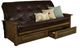 Kodiak Furniture Washington Oregon Trail Java/Rustic Walnut Queen Storage Futon with Mattress-0