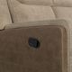 Elements International Hornet Rancho Beige Manual Reclining Sofa-4