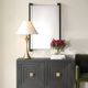 Uttermost® Cunene Gold/Matte Black Accent Mirror-1
