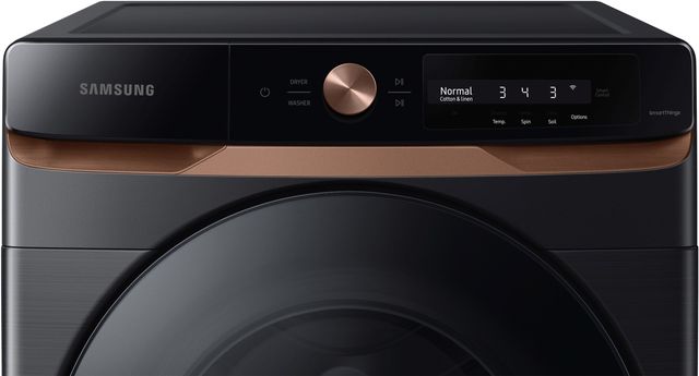 Samsung Brushed Black Front Load Laundry Pair-3