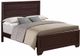 Coaster® Kauffman Dark Cocoa Queen Headboard, Footboard, Slats and Legs-0