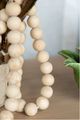 A & B Home Dia Beige Long Pine Sphere Beads Decorative Object-3