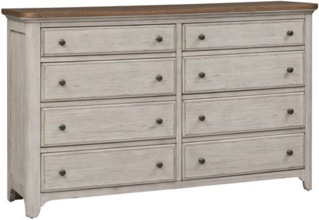 Liberty Furniture Farmhouse Reimagined 5-Piece Antique White Bedroom Set-3