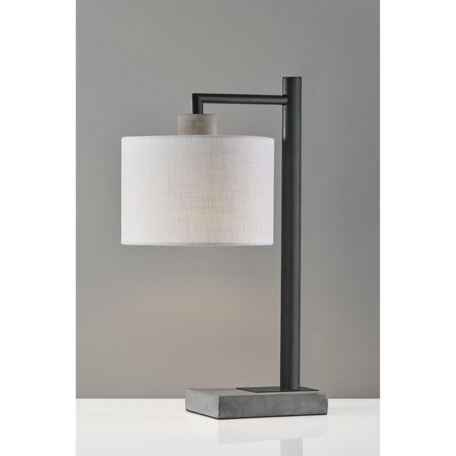 Adesso® Devin White Table Lamp-1