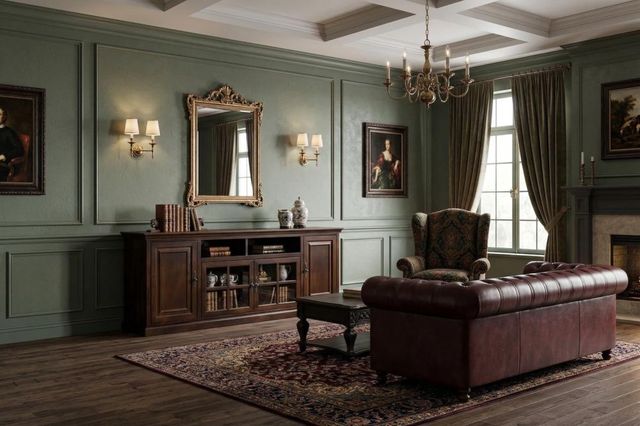 Legends Home Kensington Rosewood 86" TV Console-1