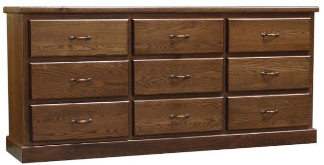 Wolfcraft Furniture Vesper Brown Wide Dresser-0