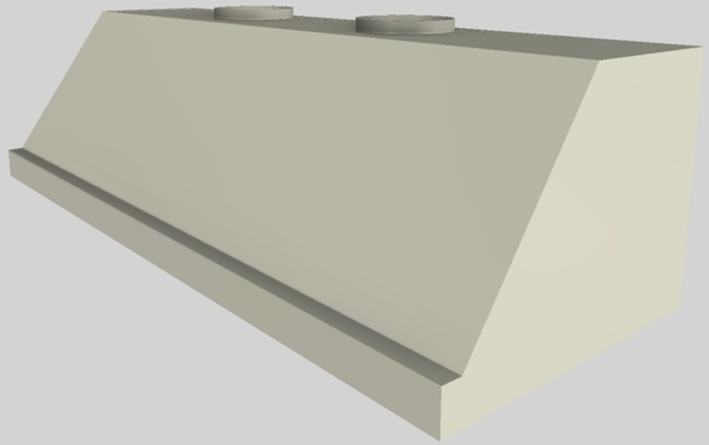 Vent-A-Hood® 66" Wall Mounted Range Hood-Biscuit-4