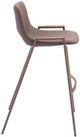 Zuo® Modern Desi Brown/Walnut Barstool-2