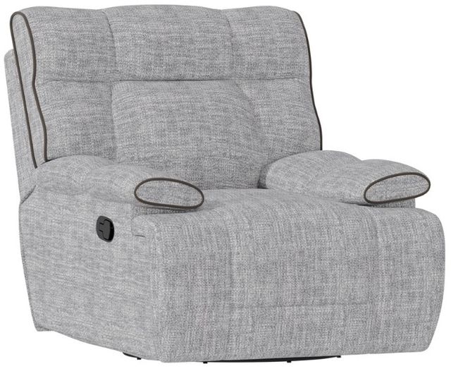 Emerald Home Grayson Gray Manual Swivel Glider Recliner-0