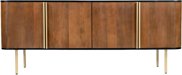 Moe's Home Collection Dionne Yellow 4-Door Sideboard-1
