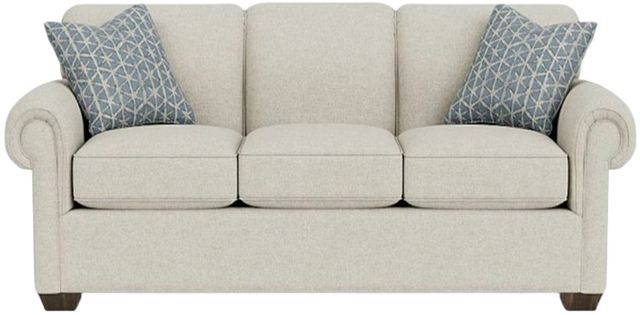 Flexsteel® Main Street White Vanilla Queen Sleeper Sofa-1