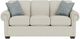 Flexsteel® Main Street White Vanilla Queen Sleeper Sofa-1