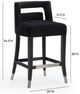 TOV Furniture Hart Black Counter Stool-2