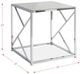 Elements International Braden 3-Piece Chrome Occasional Table Set-4