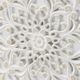 A & B Home Set Of 2 Antique White Table Decor-5