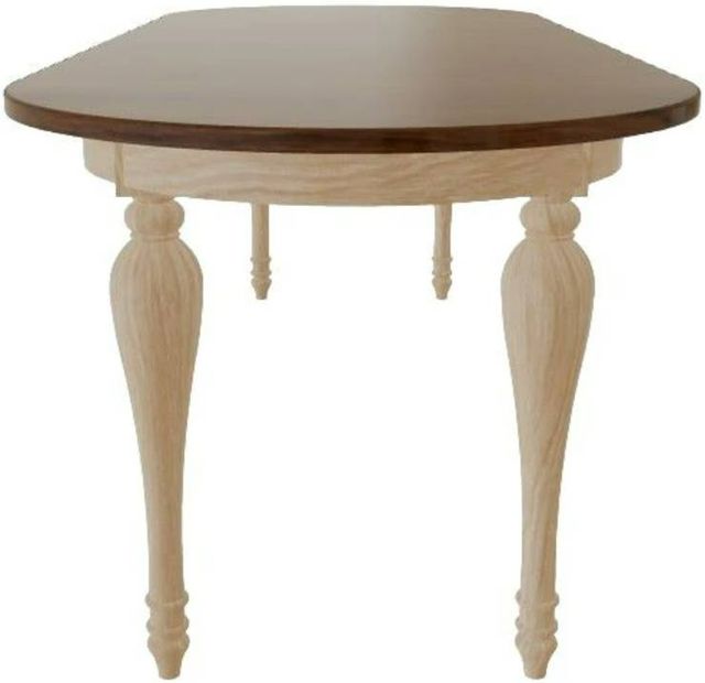 Mavin Customizable 84" Oval Extendable Dining Table with 12" Leaf-2