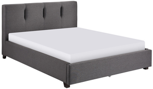 Front view of the Homelegance® Aitana Graphite Full Platform Bed