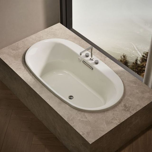 KOHLER® Underscore® Biscuit 66" x 36" Drop-In/Undermount Heated BubbleMassage™ Air Bath-1