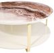 Michael Amini® Ariana Beige Cocktail Table with Gold Base-4