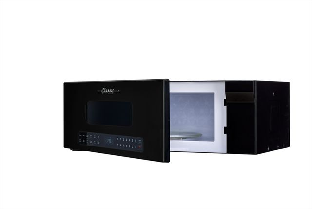 Unique Appliances Classic Retro 30" 1.2 Cu. Ft. Midnight Black Over the Range Microwave-3