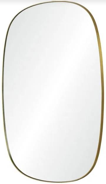 Renwil® Gallegos Brushed Brass Plated Mirror-1