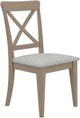 Canadel Gourmet Weathered Gray Washed Upholstered Dining Side Chair-0