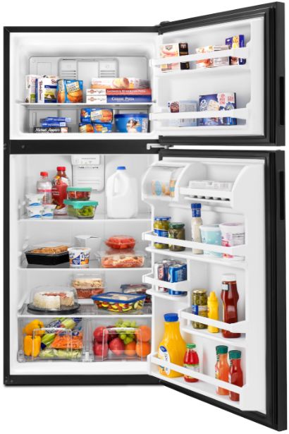 Amana® 30" 18.2 Cu. Ft. Black Top Freezer Refrigerator-2