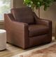 Flexsteel® Hudson Woodland Leather Chair-1