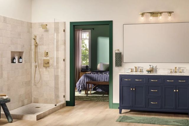 Delta Velum™ Monitor® 14 Series Champagne Bronze Tub and Shower Trim-1