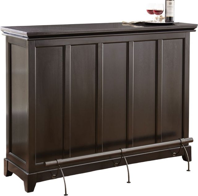 Steve Silver Co. Garcia Ebony Top Counter Bar | Midwest Clearance ...