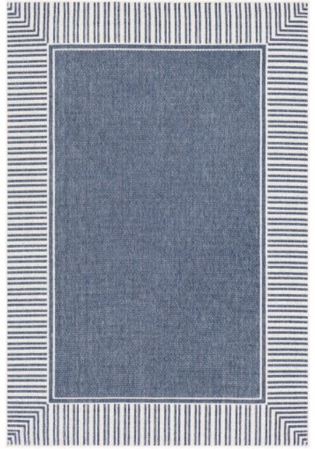Surya Alfresco Navy/White 5'x8' Area Rug-0