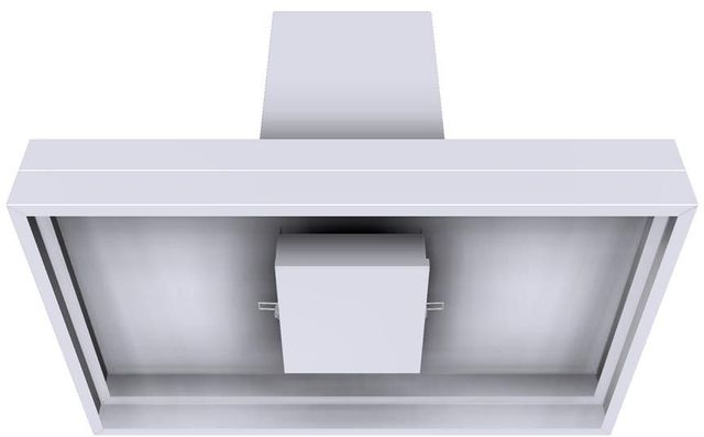 Vent-A-Hood® 42" White ARS Contemporary Island Range Hood-1