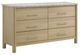 Elements International Jonas 3-Piece Natural King Bedroom Set-3