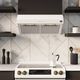 FORNO® Bari Espresso 30" White Under Cabinet Range Hood -2