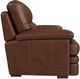 Flexsteel® David Leather Pecan Sofa-3