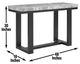 Steve Silver Co. Lucca Espresso/Gray Sofa Table-1
