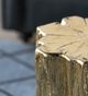 A & B Home Gold Tree Trunk Stool-2