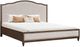 Flexsteel® Bellevue Creamy Tan/Whiskey Brown King Upholstered Panel Bed-0