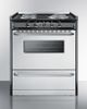 Summit® Professional 30" Stainless Steel Slide-In Electric Range-1
