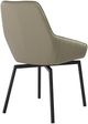 Armen Living Shilo 2-Piece Taupe Grey Dining Chair Set-2
