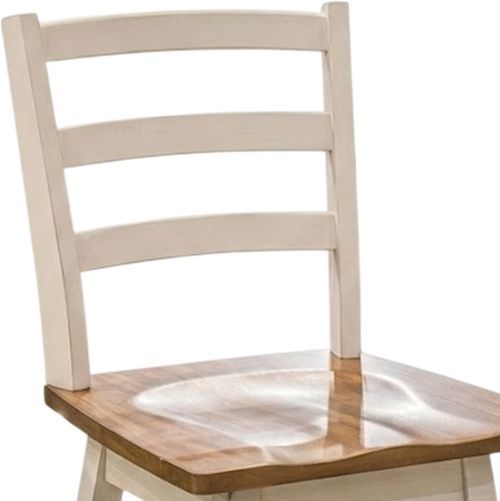Signature Design by Ashley® Jendanton Antique White/Brown Swivel Bar Stool-2