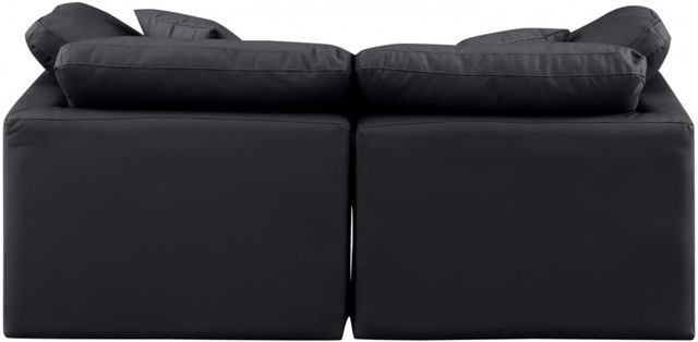 Meridian Furniture Indulge 2-Piece Black 70" Sofa-3
